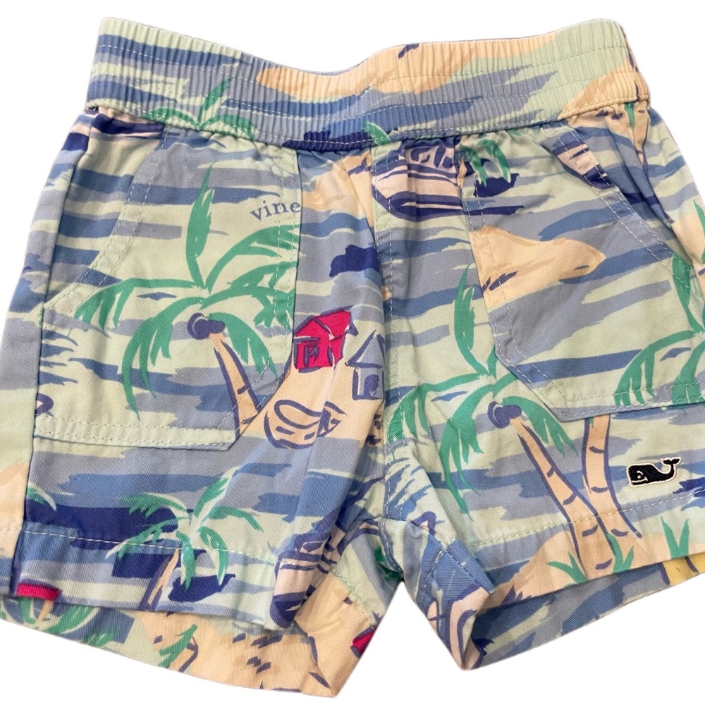 Vineyard Vines x Target tropical print childrens shorts